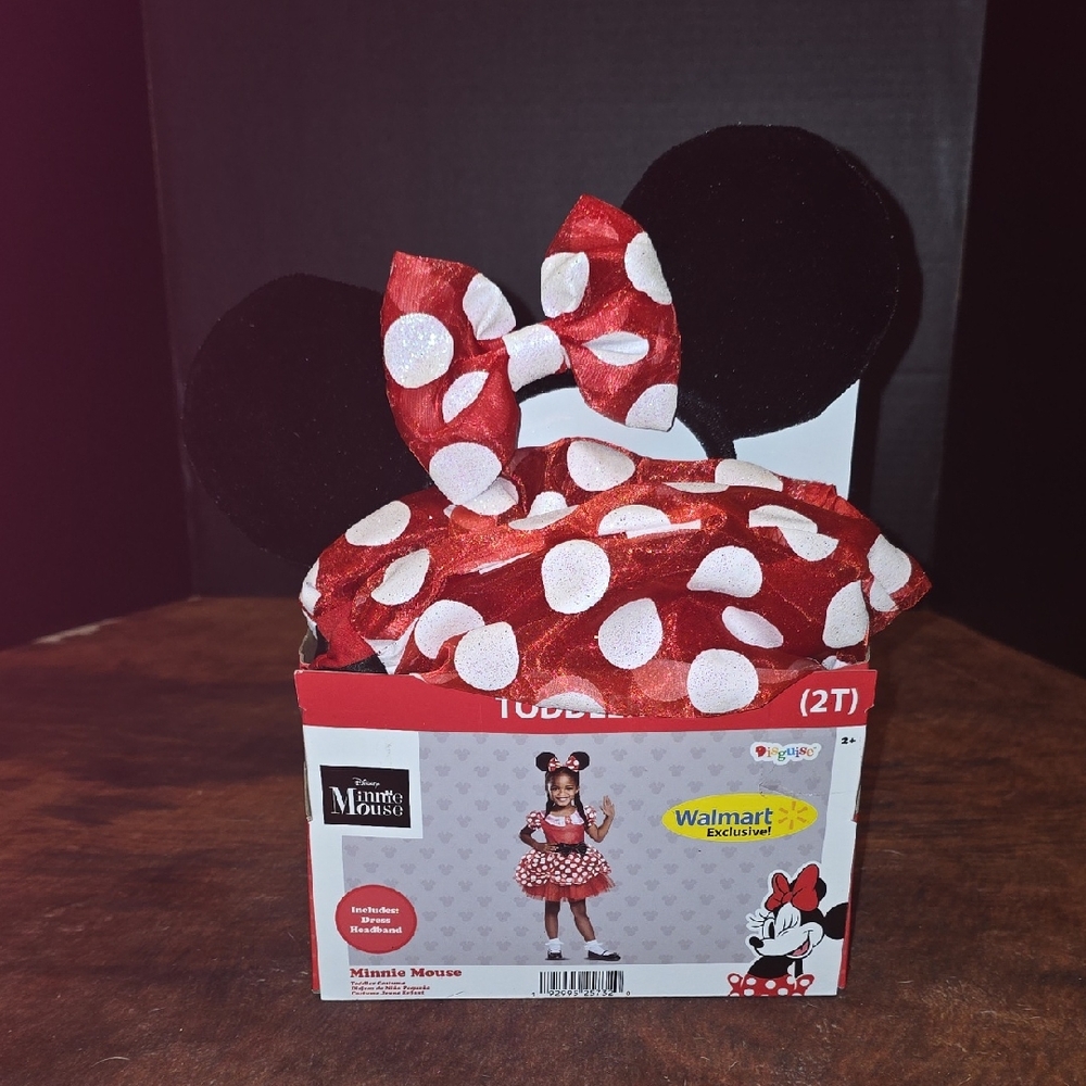 Disney Minnie Mouse Red Polka Dot Costume Set